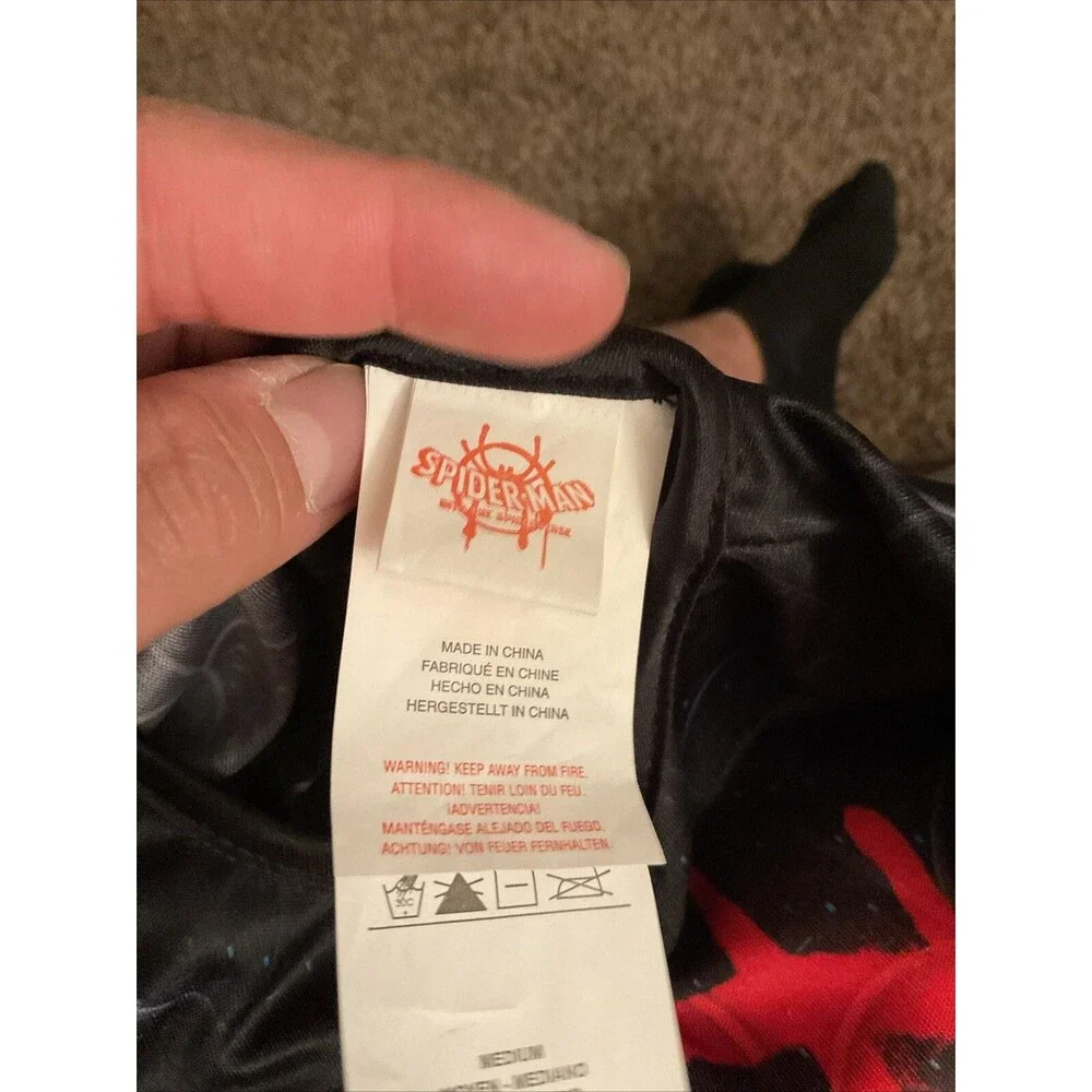 Miles Morales Spider Man Muscle Costume Hasbro Mask Marvel Across Spider Verse - Picture 10 of 11